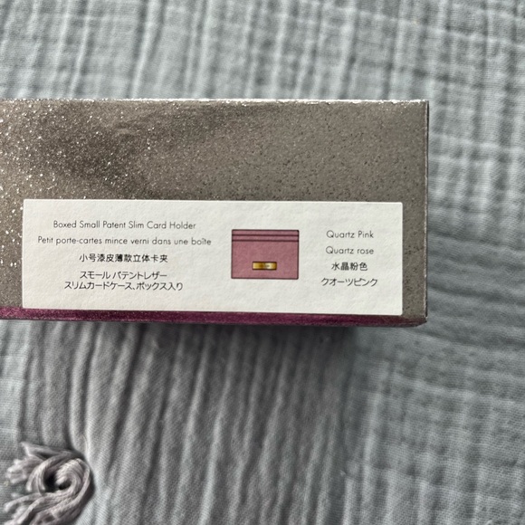 kate spade Quartz Pink Leather Card Holder - Picture 4 of 4